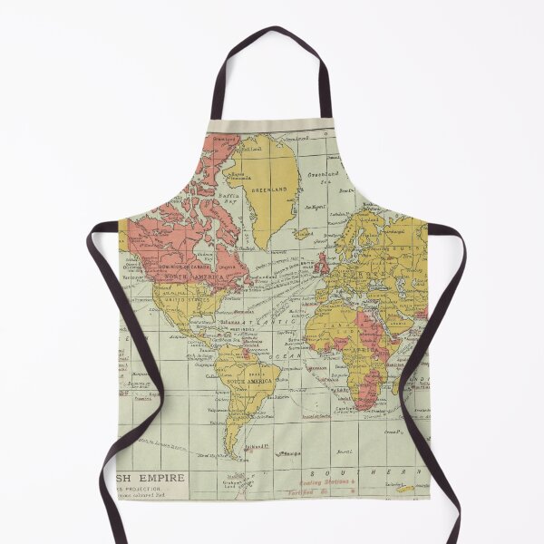 Item preview, Vintage British Empire Map (1915) Old Colonies of England Atlas designed and sold by BravuraMedia.