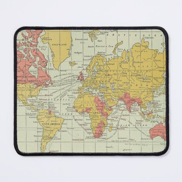 Item preview, Vintage British Empire Map (1915) Old Colonies of England Atlas designed and sold by BravuraMedia.