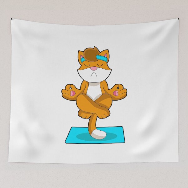 Item preview, Cat Yoga Meditation Gymnastics designed and sold by Snabdesign84.
