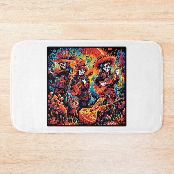 Item preview, Trippy Mariachi - Día de los Muertos - Day of the Dead designed and sold by Rickie Pauley.