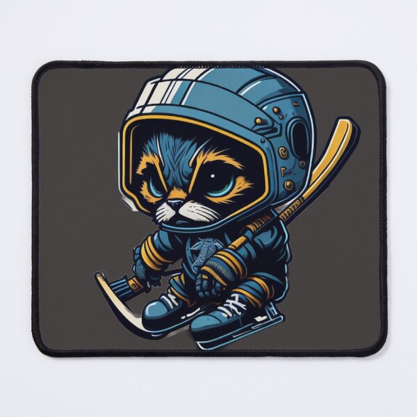 Item preview, Puck-tastic Paws: Cute Hockey Playing Kitten Design designed and sold by harperjg.