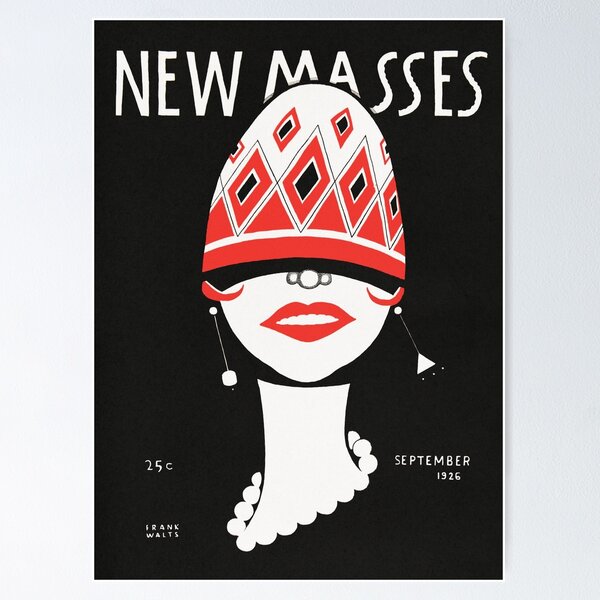 Item preview, New Masses (1926) by Frank Walts cover magazine for home decoration. designed and sold by paulo silveira.