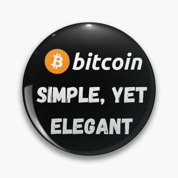 Item preview, Bitcoin - Simple, Yet Elegant Design designed and sold by RektRepublic.