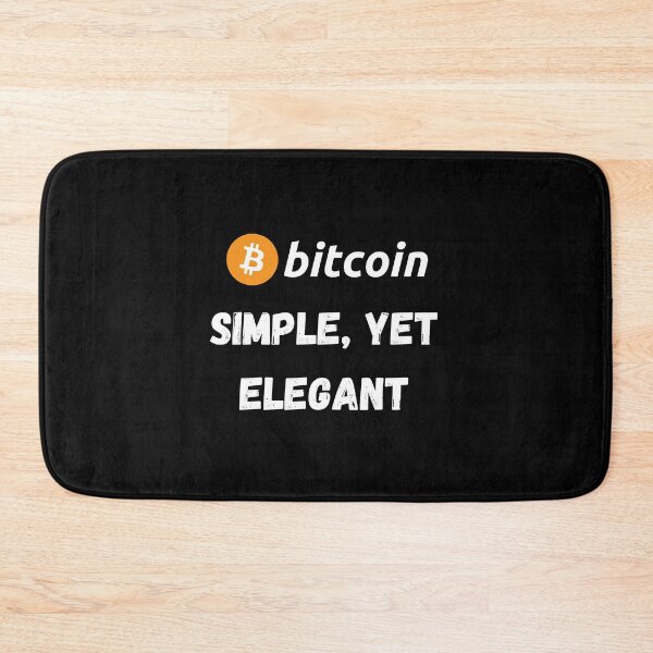 Artikelvorschau, Bitcoin – einfaches, aber elegantes Design entworfen und verkauft von RektRepublic.