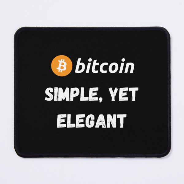 Item preview, Bitcoin - Simple, Yet Elegant Design designed and sold by RektRepublic.