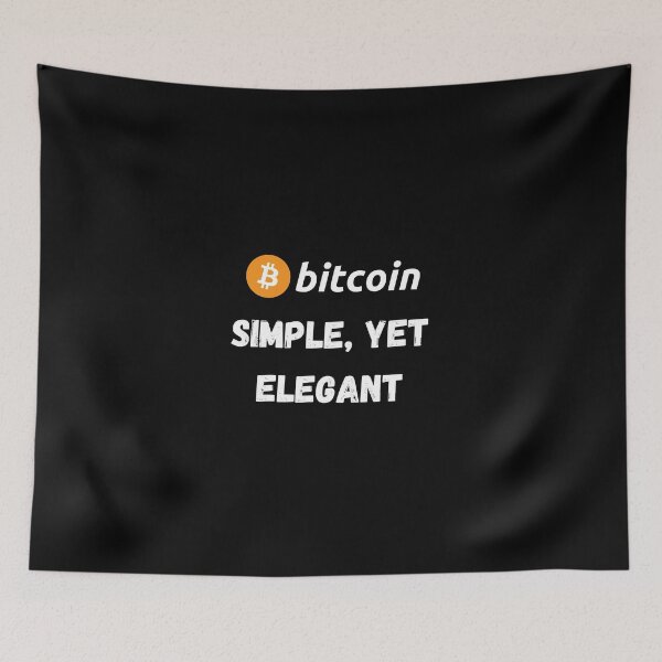 Item preview, Bitcoin - Simple, Yet Elegant Design designed and sold by RektRepublic.