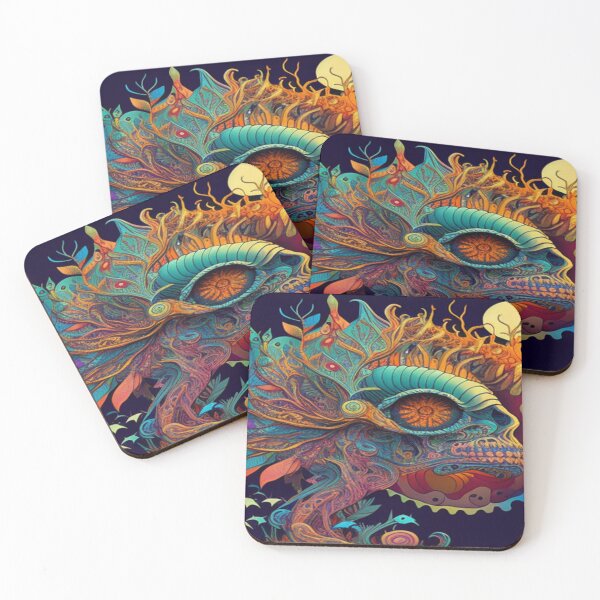 Item preview, Kaleidoscope Lizard - Colorful and Abstract designed and sold by victorbrunhs.