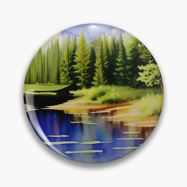 Item preview, Beautiful Landscape designed and sold by Poetic Patterns Studio.