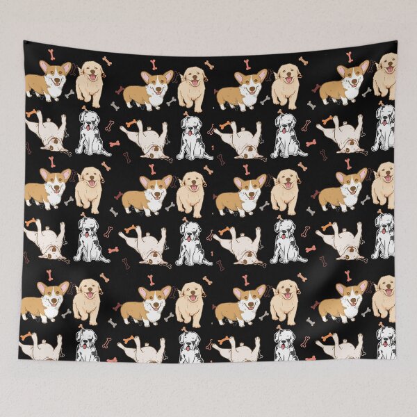 Item preview, Dog Golden Retriever Dalmatian Bull Terrier Pembroke Welsh Corgi designed and sold by BoomBoomBaby.