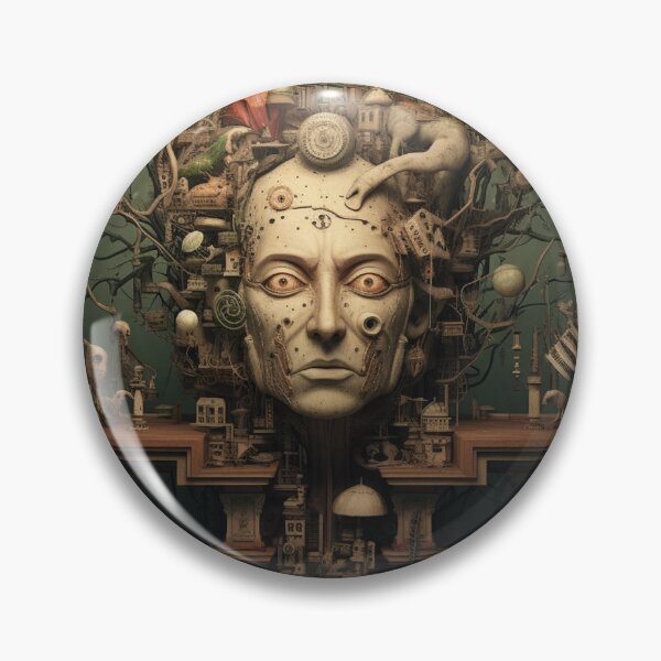 Item preview, Futuristic Demon Face designed and sold by westminstershop.