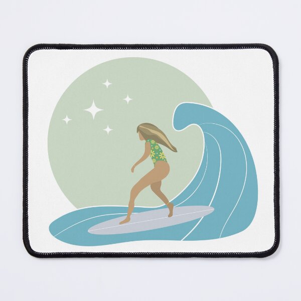 Item preview, Surfer Girl Riding a Wave designed and sold by derbyks.