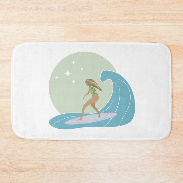 Item preview, Surfer Girl Riding a Wave designed and sold by derbyks.