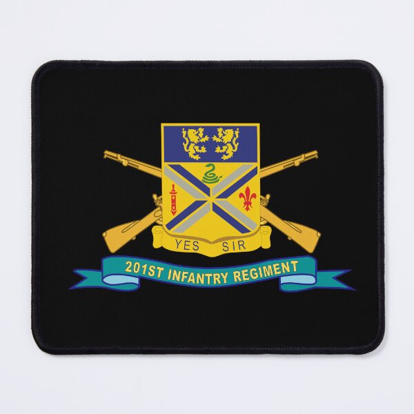 Item preview, Army - 201st Infantry Regiment - w Br - Ribbon X 300 designed and sold by Military Insignia Products.