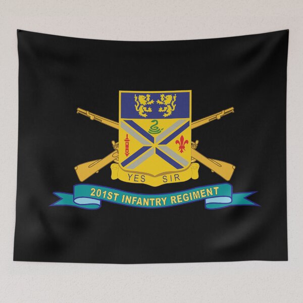 Item preview, Army - 201st Infantry Regiment - w Br - Ribbon X 300 designed and sold by Military Insignia Products.