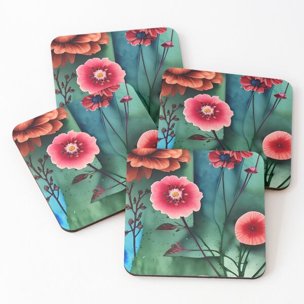 Item preview, Painted Poppies designed and sold by Poetic Patterns Studio.