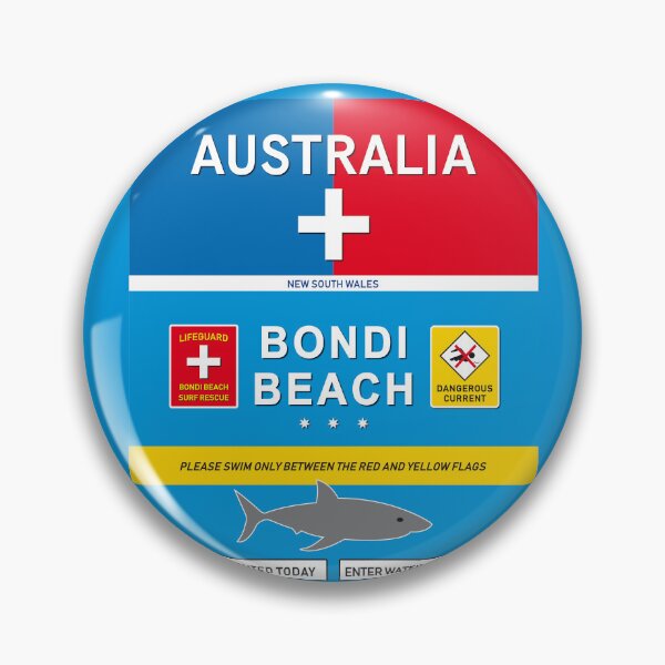 Item preview, Australia Sydney Bondi Beach Surf Travel Vintage Poster Affiche Voyage designed and sold by PB Mary.