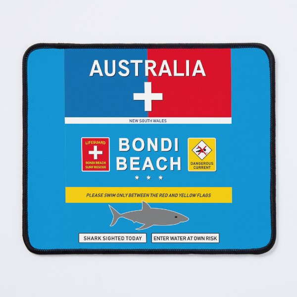Item preview, Australia Sydney Bondi Beach Surf Travel Vintage Poster Affiche Voyage designed and sold by PB Mary.