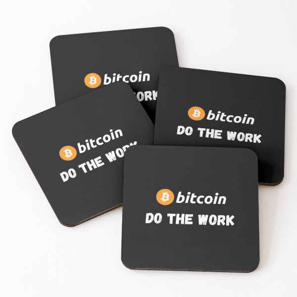 Item preview, Bitcoin - Do The Work Design designed and sold by RektRepublic.