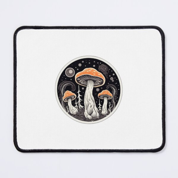 Item preview, Dark Witchy Disturbing Toadstools | White | Cottagecore, Witchcore, Goblincore, Vintage, Drawing, Aesthetic, Fungus, Fungi, Shrooms, Mushroom designed and sold by FantasySoul.