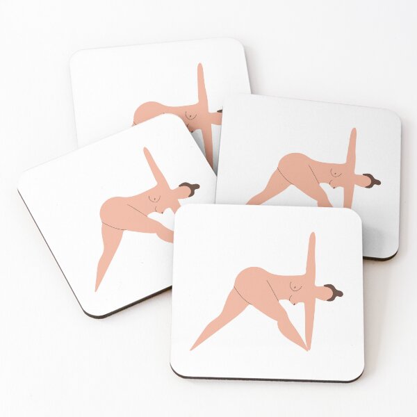Item preview, Figurine naked young woman performing yoga. designed and sold by Innamalinka.
