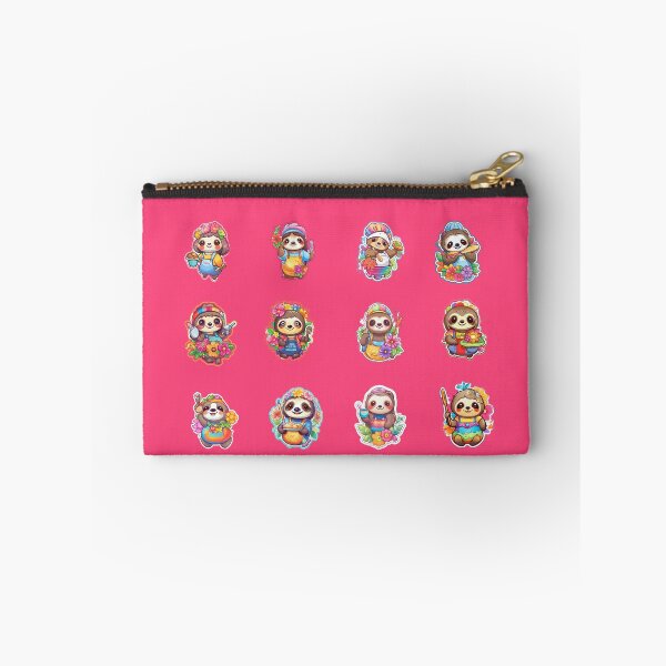 Item preview, Adorable Sloths Cooking and Baking **Choose Large Stickers Pack or Magnets!** designed and sold by AdiRemba.