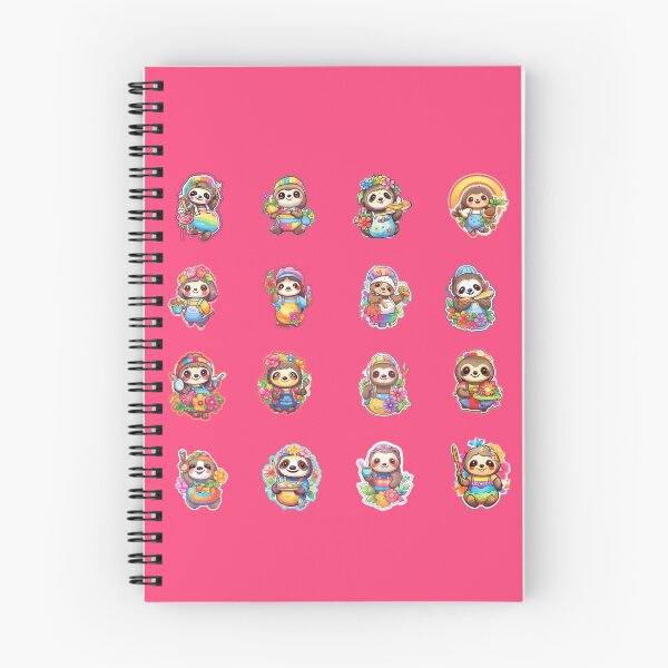 Item preview, Adorable Sloths Cooking and Baking **Choose Large Stickers Pack or Magnets!** designed and sold by AdiRemba.
