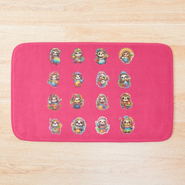 Item preview, Adorable Sloths Cooking and Baking **Choose Large Stickers Pack or Magnets!** designed and sold by AdiRemba.
