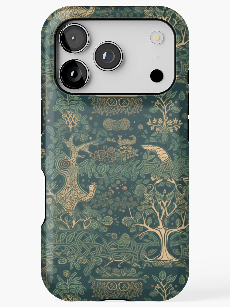 Thumbnail 1 of 4, iPhone Case, Eternal Roots designed and sold by PixelPatchwork.