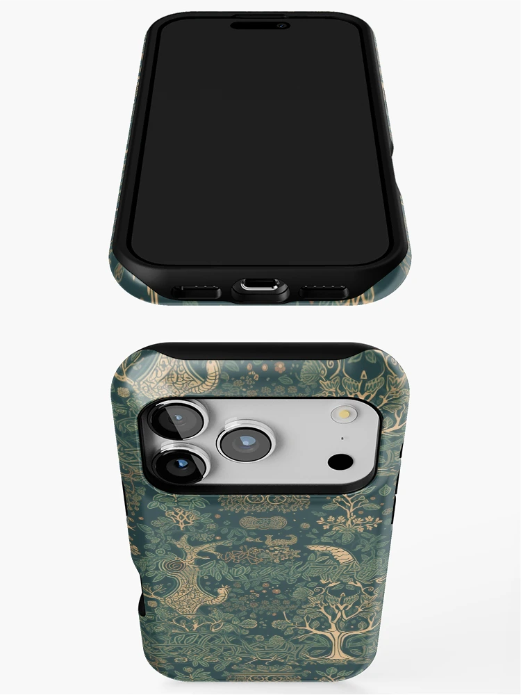 Thumbnail 3 of 4, iPhone Case, Eternal Roots designed and sold by PixelPatchwork.