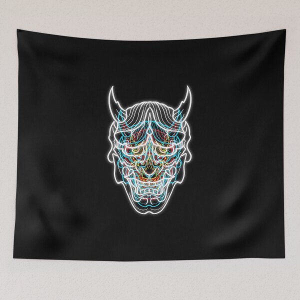 Item preview, Neon Hannah Design - Neo Oni Mask designed and sold by Mitch616Art.
