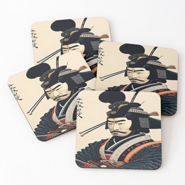Item preview, Samurai Serenity: A Ukiyo-e Inspired Artwork designed and sold by victorbrunhs.