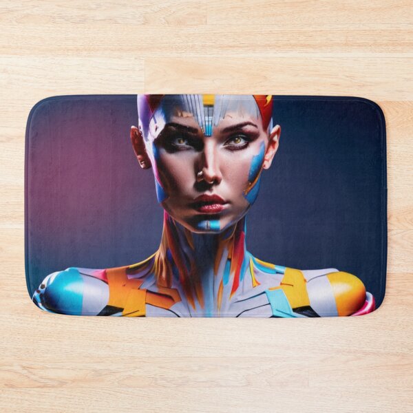 Item preview, Futuristic colorful portrait designed and sold by jsebouvi.