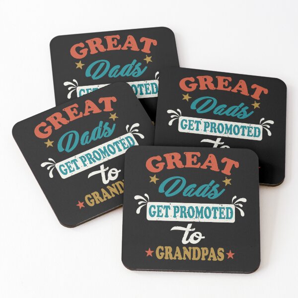 Item preview, Great Dads Get Promoted to Grandpas Funny Grandpa Quote designed and sold by saadabs.