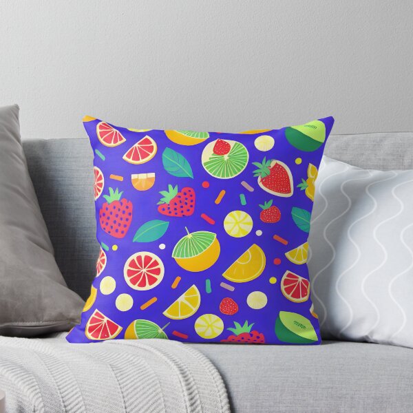 Item preview, Fruity candy mix on blue background  designed and sold by WhatTheTrendsDo.