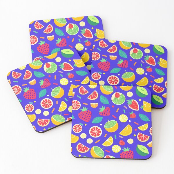 Item preview, Fruity candy mix on blue background  designed and sold by WhatTheTrendsDo.