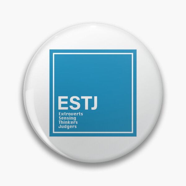Item preview, MBTI ESTJ , 16 Personalities , blue designed and sold by princessmi-com.