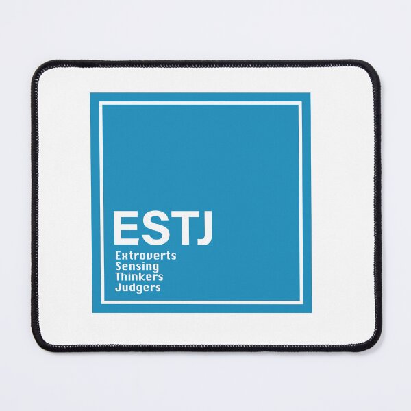 Item preview, MBTI ESTJ , 16 Personalities , blue designed and sold by princessmi-com.