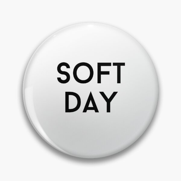 Item preview, soft day text graphic v1 white background designed and sold by fishpressink.