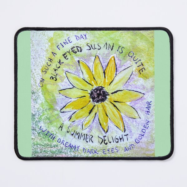 Item preview, Etegami Black Eyed Susan Swirl designed and sold by EtegamiJourney.