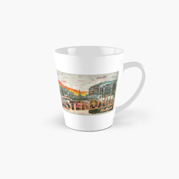 Item preview, Greetings from Amsterdam in Holland vintage style retro souvenir designed and sold by DeveloperProp0.