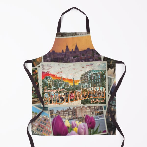 Item preview, Greetings from Amsterdam in Holland vintage style retro souvenir designed and sold by DeveloperProp0.