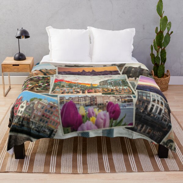 Item preview, Greetings from Amsterdam in Holland vintage style retro souvenir designed and sold by DeveloperProp0.