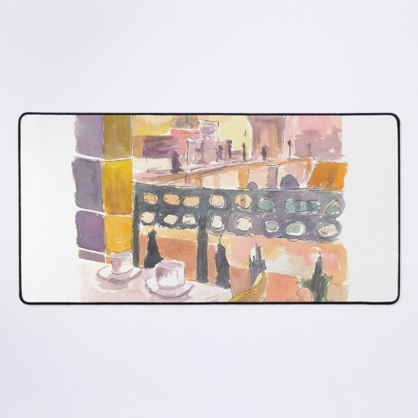 Item preview, Prague Czech Republic Cafe Table with View of Karluv Most Bridge designed and sold by artshop77.