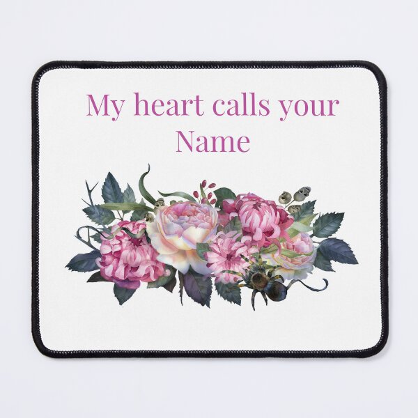 Item preview, My heart calls your name i love you charlotte designed and sold by NOURnina.