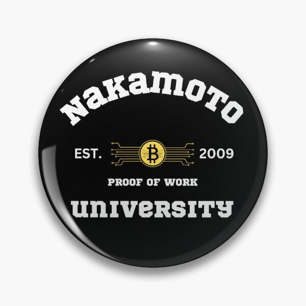 Item preview, Nakamoto Bitcoin University Design designed and sold by RektRepublic.