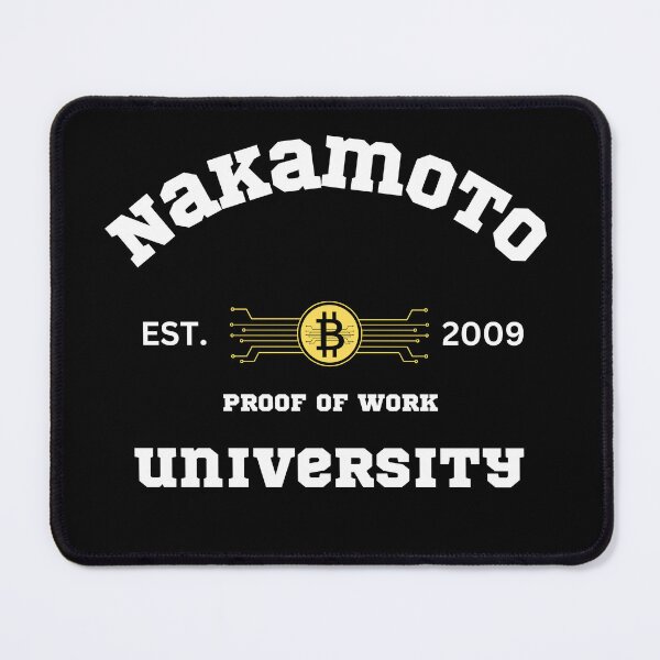 Item preview, Nakamoto Bitcoin University Design designed and sold by RektRepublic.