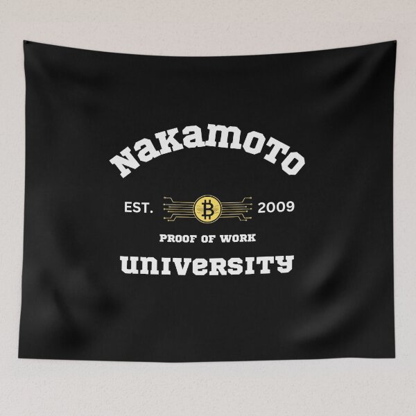 Item preview, Diseño de la Universidad Nakamoto Bitcoin designed and sold by RektRepublic.