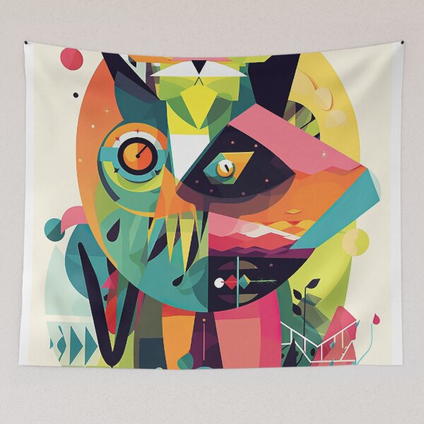 Item preview, Abstract Vector Kitty designed and sold by Rick Navarro.