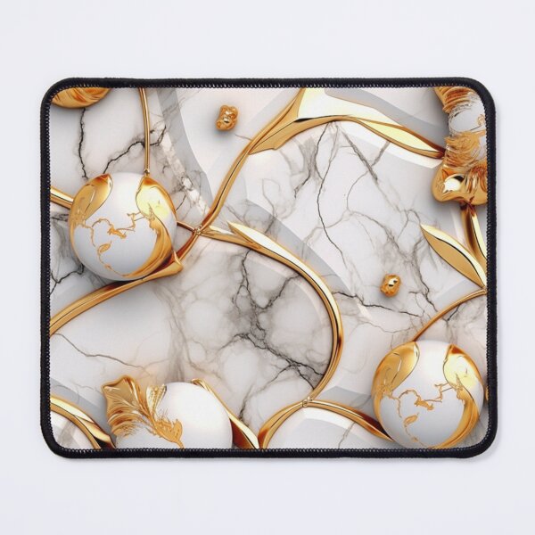 Item preview, Luxury Marble and gold tile designed and sold by apolinART.