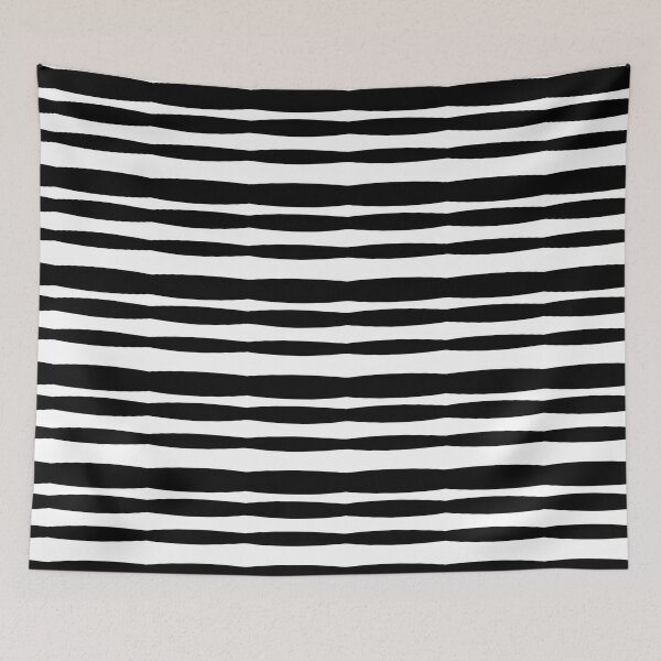 Item preview, Barbiecore Bathing Suit Stripes - Black and White designed and sold by Una Somerville.